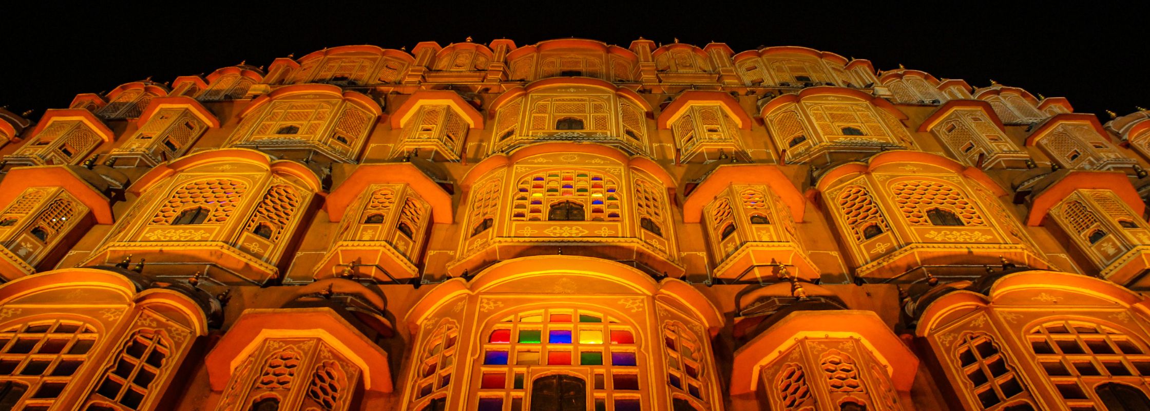 Hawa Mahal Pink City Jaipur at Night