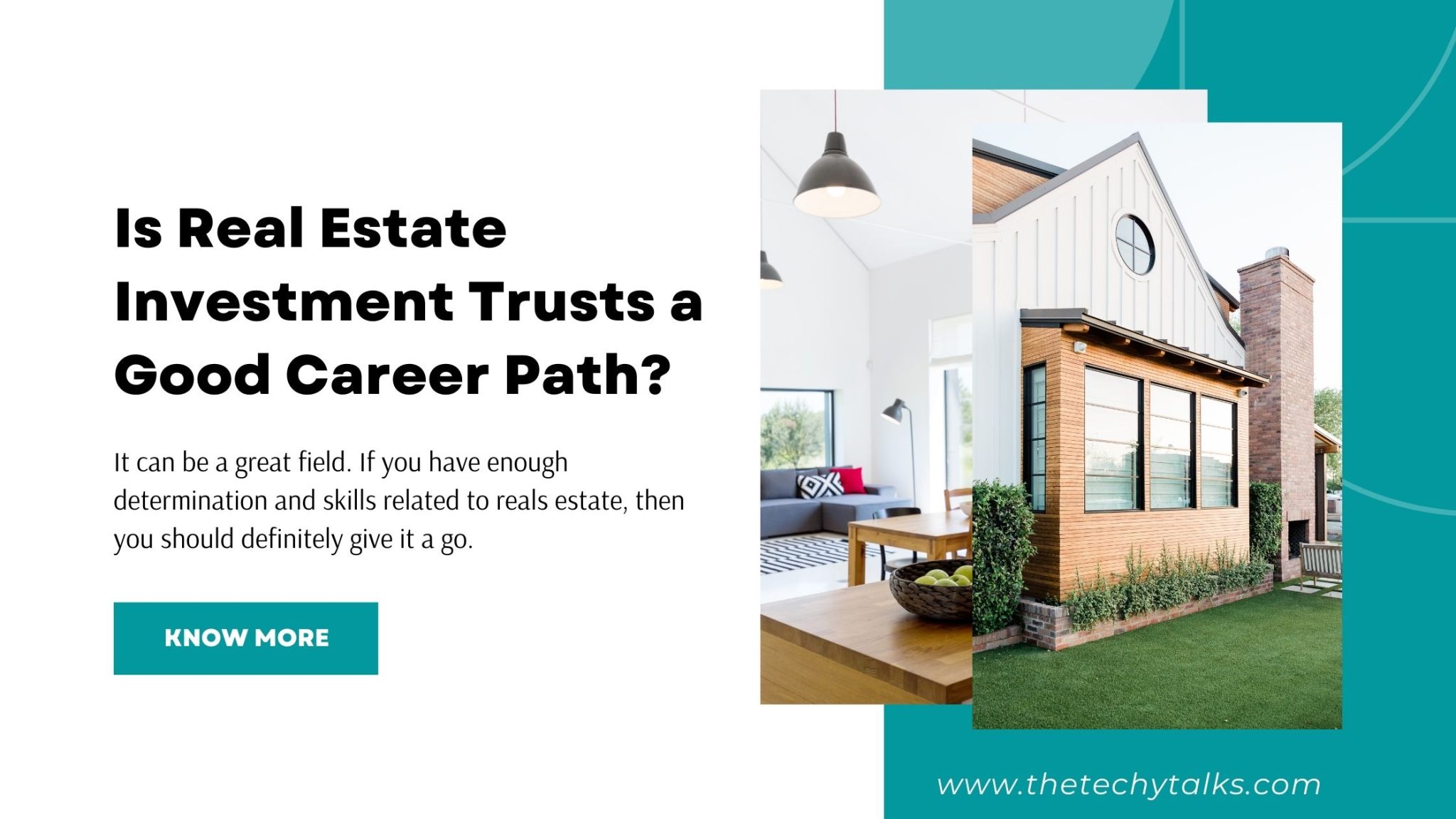 Is Real Estate Investment Trusts a Good Career Path?
