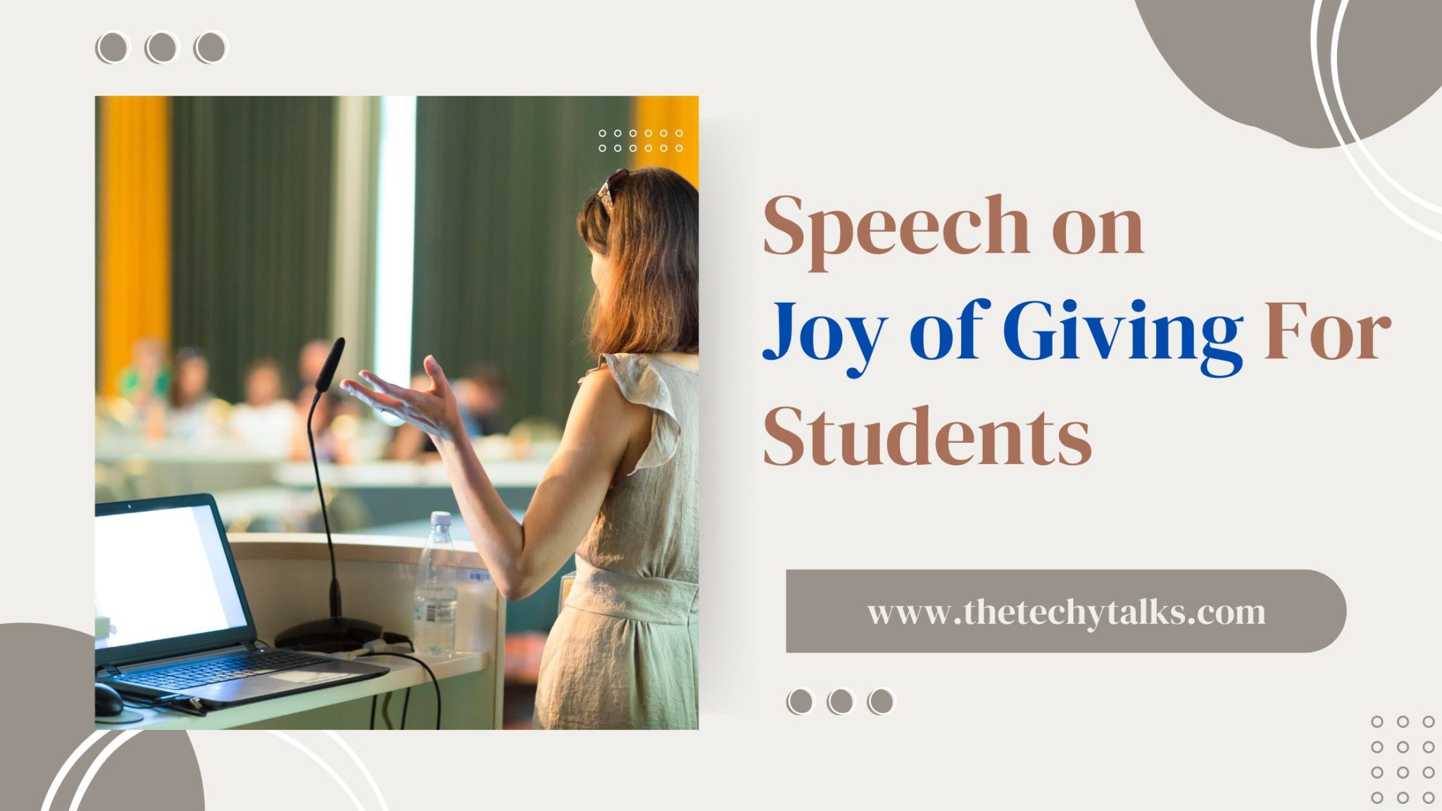 Speech on Joy of Giving For Students