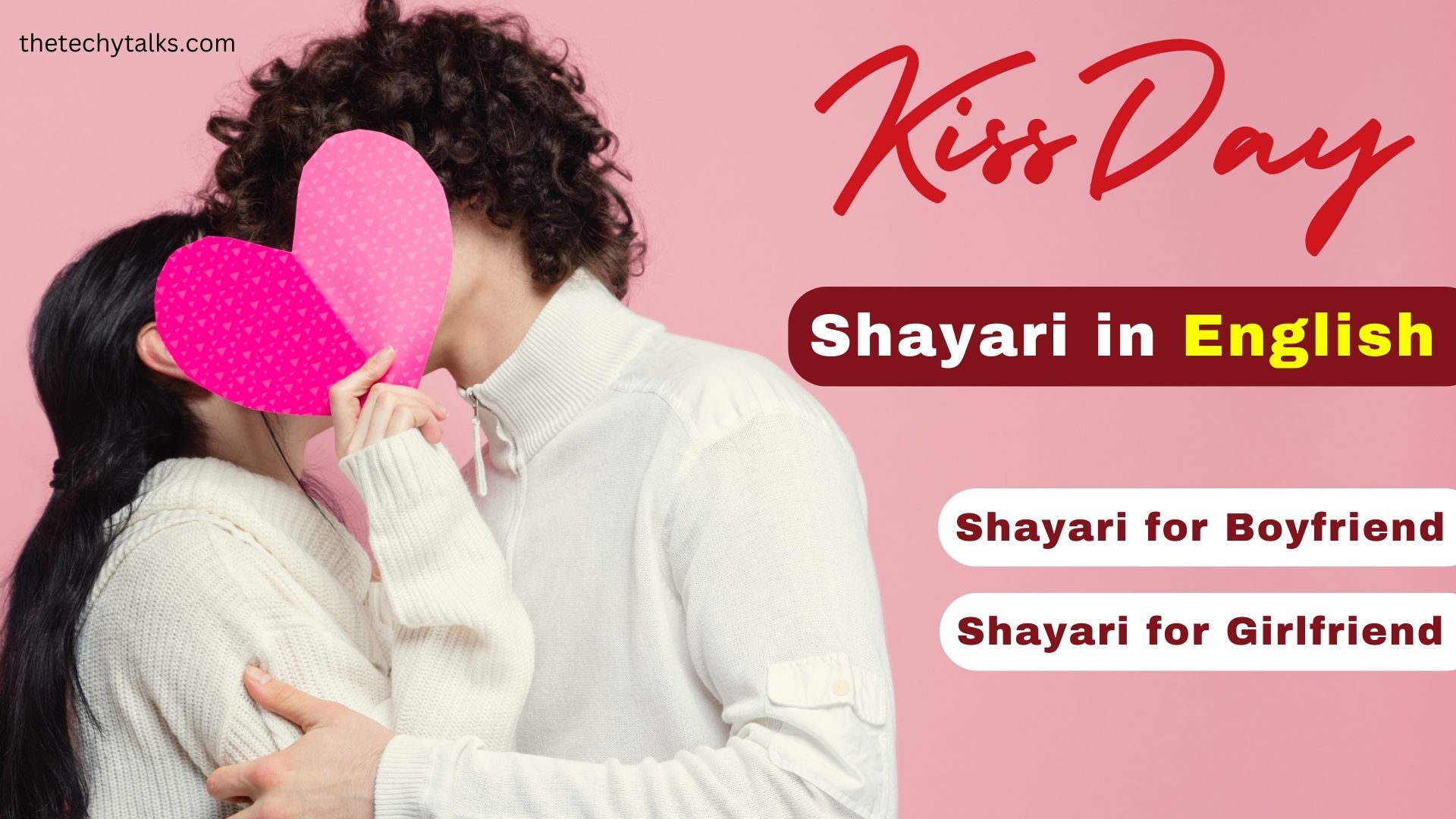 Kiss Day Shayari in English For Boyfriend and Girlfriend