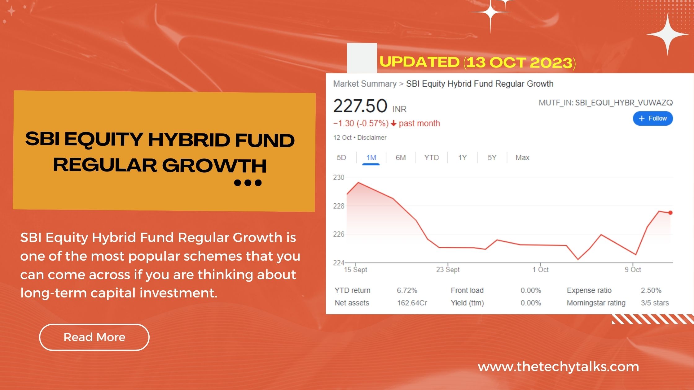 SBI Equity Hybrid Fund Regular Growth